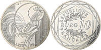 France 10 Euro Coq, MDP, Argent -