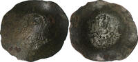 Aspron trachy Jean II Comnène, Constantinople, Billon -