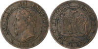 France 1 Centime Napoléon III, Paris, Bronze, Gadoury:87 -