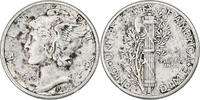 États-Unis Dime Mercury, Philadelphie, Argent -
