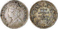 Inde britannique 2 Annas Victoria, Argent, KM:448 -