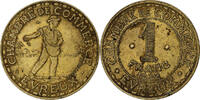 France 1 Franc Chambre de commerce d'Evreux, Laiton -