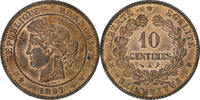France 10 Centimes Cérès, Paris, Bronze, Gadoury:265a -