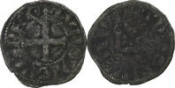France Denier Tournois Louis VIII-IX, Billon, Duplessy:187 -