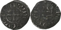 France Denier Tournois Louis VIII-IX, Billon, Duplessy:187 -