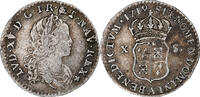 France 12 Sols, 1/10 ECU Louis XV, Paris, Argent, Gadoury:287 -