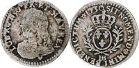 France 1/20 Ecu aux branches d'olivier Louis XV, Strasbourg, Argent -
