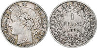 France 1 Franc Cérès, Paris, Argent, Gadoury:465a, KM:822.1 -