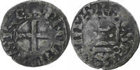 France Denier Tournois Philippe II, Saint-Martin de Tours, Billon -