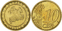France 10 Euro Cent Rainier III, Paris, Or nordique, KM:170 -