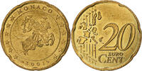 France 20 Euro Cent Rainier III, Paris, Or nordique, KM:171 -