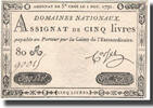 France 5 Livres 1791-11-01, KM:A50, Lafaurie:145 -