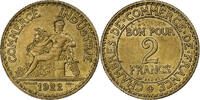 France 2 Francs Chambre de commerce, Paris, Cupro-Aluminium -