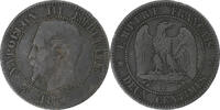 France 2 Centimes Napoléon III, Lille, Bronze, KM:776.7 -