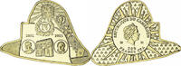 Cameroun 500 Francs CFA Bicorne, Copper-Nickel Gilt -