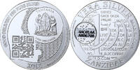 Zanzibar 1000 Shillings, 1 Vera Silver Oz BE, Argent -