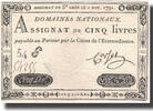 France 5 Livres 1791-11-01, KM:A50, Lafaurie:145 -