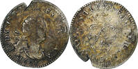 France 4 Sols aux 2 L Louis XIV, Rouen, réformé, Argent -
