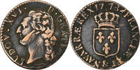 France 1/2 Sol Louis XVI, Aix, Cuivre, Gadoury:349 -