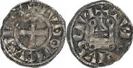 France Denier Tournois Louis VIII-IX, Billon, Duplessy:187 -