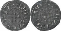 France Denier Tournois Louis VIII-IX, Billon, Duplessy:187 -