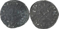France Denier Tournois Louis VIII-IX, Billon, Duplessy:187 -