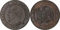 France 2 Centimes Napoléon III, Lyon, Bronze, Gadoury:103 -