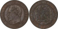 France 10 Centimes Napoléon III, Lyon, Bronze -