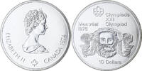 Canada 10 Dollars Montréal XXI Olympiade, Ottawa, Argent -