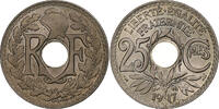 France 25 Centimes Lindauer, Paris, Cupro-nickel, Gadoury:380 -