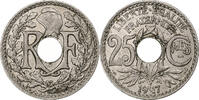 France 25 Centimes Lindauer, Paris, Souligné, Nickel, Gadoury:379 -