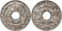 France 25 Centimes Lindauer, Paris, Souligné, Nickel, Gadoury:379 -