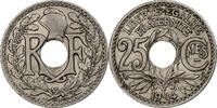 France 25 Centimes Lindauer, Paris, Souligné, Nickel -