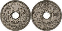 France 25 Centimes Lindauer, Paris, Souligné, Nickel -