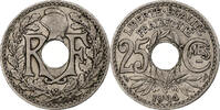 France 25 Centimes Lindauer, Paris, Souligné, Nickel, Gadoury:379 -
