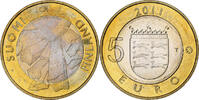 Finlande 5 Euro Ostrobothnia, Vantaa, Bimétallique, KM:171 -