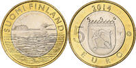 Finlande 5 Euro Black-throated loon, Vantaa, Bimétallique, KM:208 -
