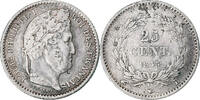 France 25 Centimes Louis-Philippe I, Rouen, Argent, Gadoury:357 -