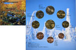 Finlande Set 1 ct. - 2 Euro + Token Vantaa -