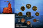 Finlande Set 1 ct. - 2 Euro + Token Vantaa -
