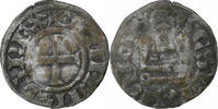 France Denier Philippe II, Saint-Martin de Tours, Billon -