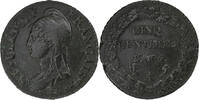 France 5 Centimes Dupré, Paris, Bronze, Gadoury:126 -