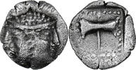 Hemidrachm Troade, 5ème siècle av. JC, Tenedos, Argent -