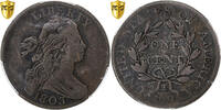 1 Cent 1803 Philadelphia Vereinigte Staaten Draped Bust, Philadelphia, Large date & VF25