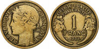 France 1 Franc Morlon, Paris, Cupro-Aluminium, Gadoury:470, KM:885 -