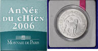 France 1/4 Euro Année du Chien, BE, MDP, Argent -