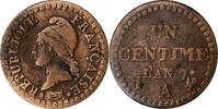 France 1 Centime Dupré, Paris, Cuivre, Gadoury:76 -