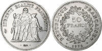 France 50 Francs Hercule, MDP, Avers 20 francs, Argent -
