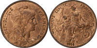 France 5 Centimes Dupuis, Paris, Bronze, Gadoury:165 -