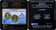 Saint Marin 20c. + 50c. Coin card.FDC, Rome, Or nordique -